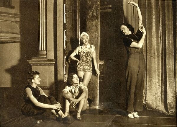 Showgirls at the Windmill Theatre, 1940