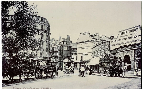 South Kensington Underground Station, street view