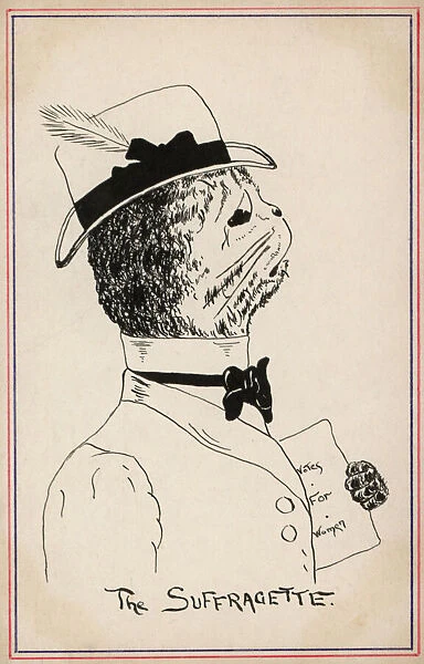 Suffragette Cat Votes for Women