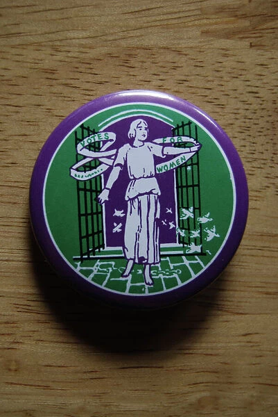 Suffragette W. S. P. U Badge Sylvia Pankhurst