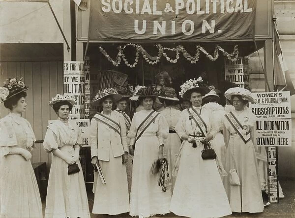 Suffragette W. S. P. U Suffrage Fete 1908