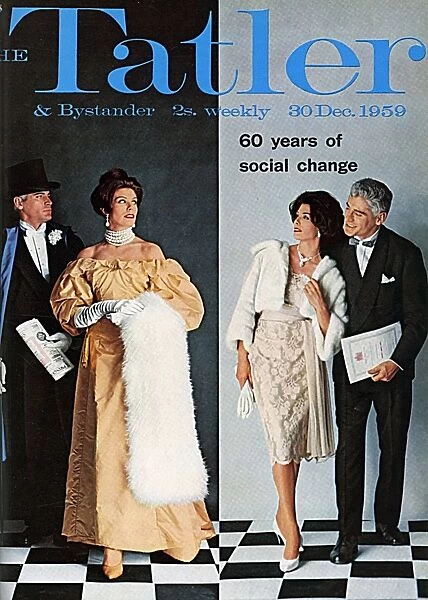 Tatler cover - 60 years of social change - 1959