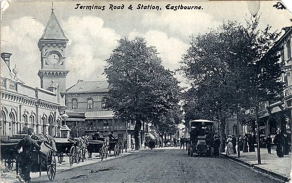 Terminus Road & Station, Eastbourne, Sussex
