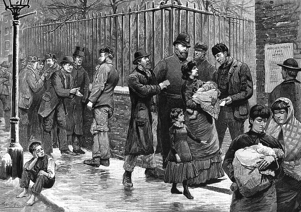 The unemployed in the East End, London