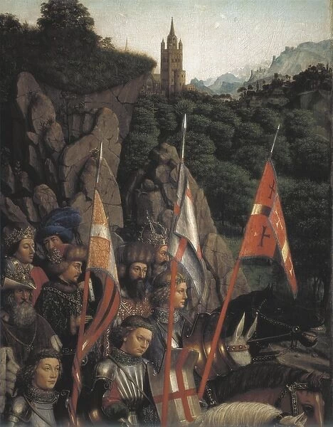 VAN EYCK, Hubert and Jan. Ghent Altarpiece