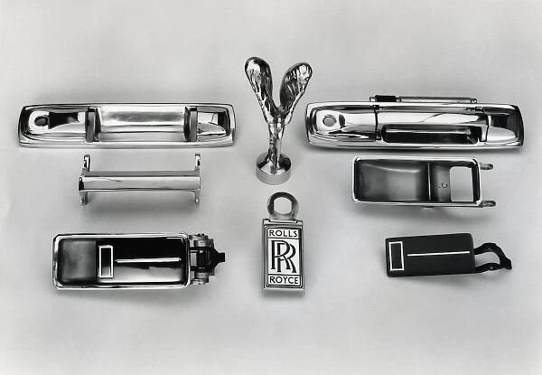 Various components of Rolls-Royce car