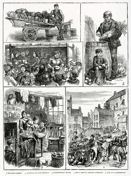 Views of Golden Lane, London 1872