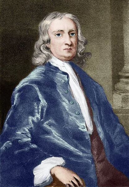 Issac Newton, English physicist