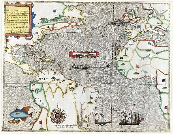 Sir Francis Drakes voyage 1585-1586