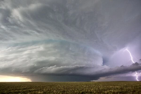 Supercell thunderstorm, Colorado, USA C017  /  8417