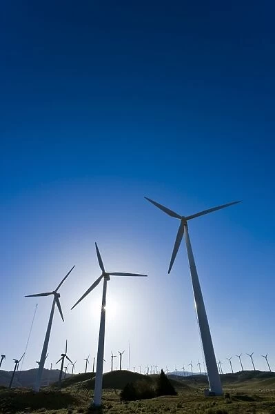 Wind turbines, California, USA