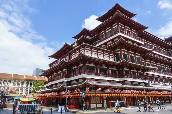 Buddha Tooth Relic Temple, Chinatown, Singapore, Southeast Asia, Asia