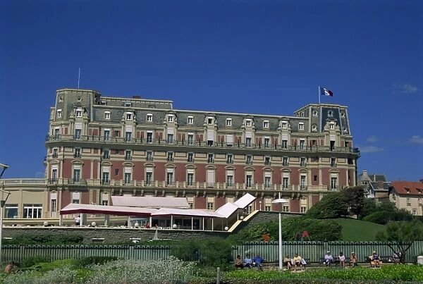 Hotel du Palais, Biarritz, Pays Basque, Aquitaine, France, Europe