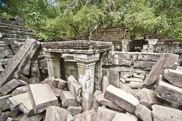 Ta Prohm Temple, Angkor, UNESCO World Heritage Site, Siem Reap, Cambodia, Indochina, Southeast Asia, Asia