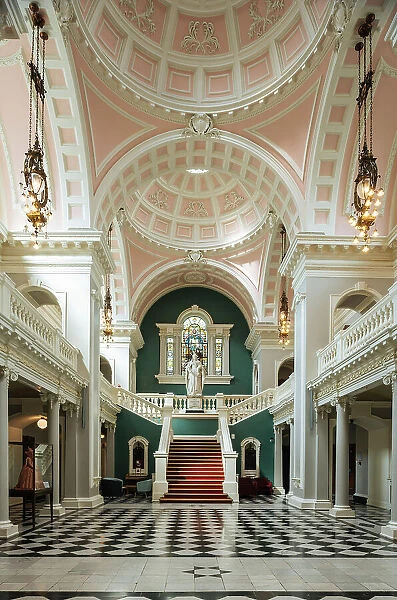 Interior of Victoria Hall, Woolwich Town Hall, Woolwich, London, UK