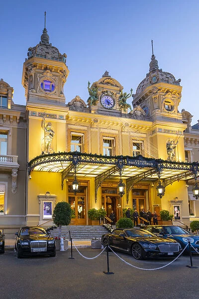 Monte Carlo Casino at Dusk, Monte Carlo, Monaco