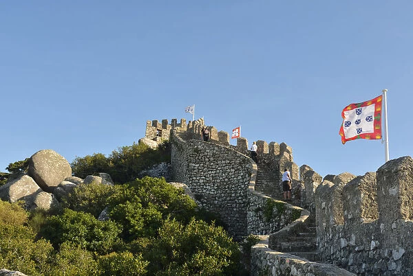 Ramparts of the Castelo dos Mouros (Castle of the Moors), dating back to the 10th century