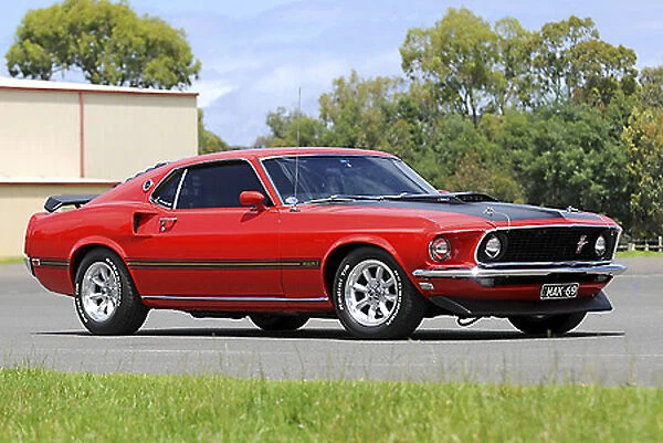 1969 Ford Mustang Mach 1 - Sting Red
