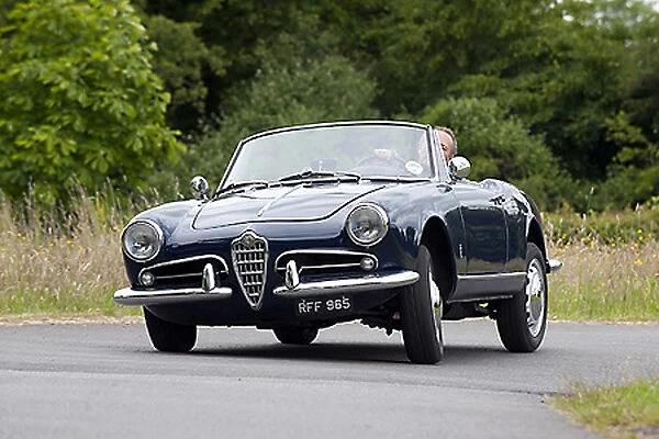 Alfa Romeo Giulietta Spider, 1961, Blue, dark