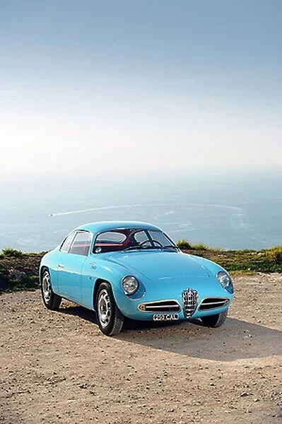 Alfa Romeo Giulietta Sprint Veloce Zagato, 1958, Blue, light