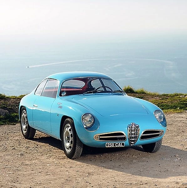 Alfa Romeo Giulietta Sprint Veloce Zagato, 1958, Blue, light