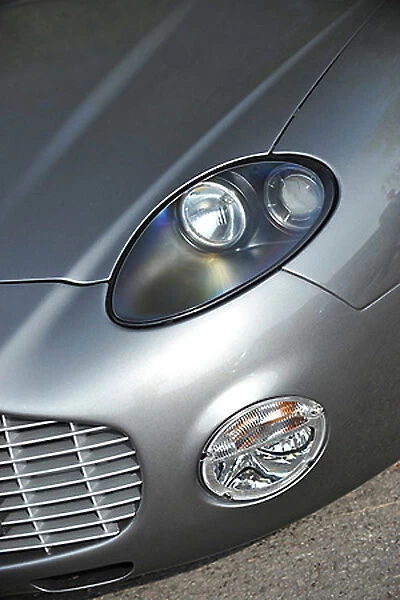 Aston Martin DB AR1 Zagato Convertible, 2004, Grey, metallic