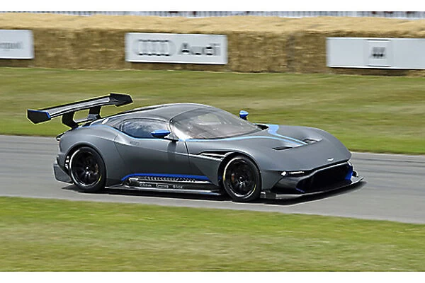 Aston Martin Vulcan, 2015, Grey, & blue