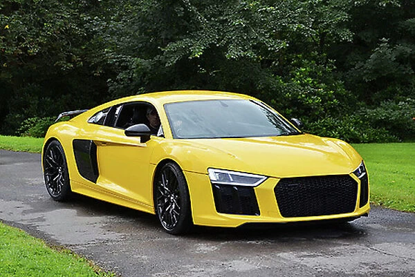 Audi R8 V10 Coupe 2018 yellow