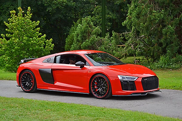 Audi R8 V10 Plus Coupe 2018 Red