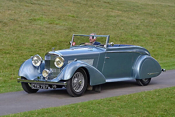 Bentley 4. 5-litre Convertible 1936 Blue light, metallic