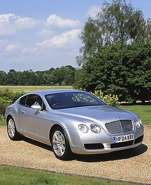 Bentley Continental GT, 2004, Silver, light