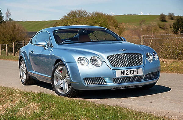 Bentley Continental GT 2005 Blue light, metallic