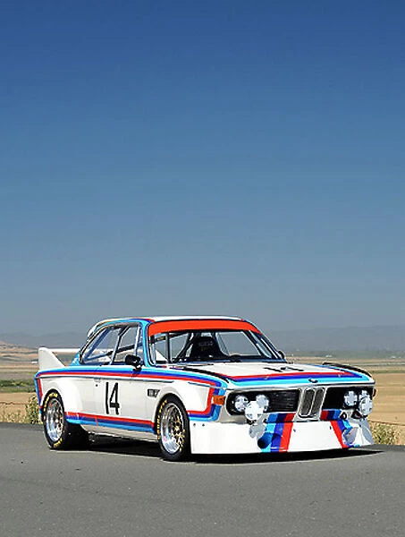 BMW 2800 CS Batmobile (racecar), 1968, White, & blue