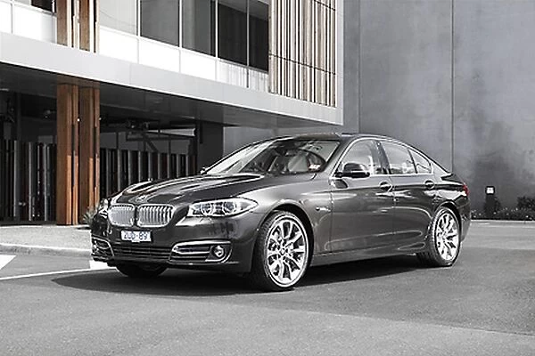 BMW 535d, 2013, Grey, metallic