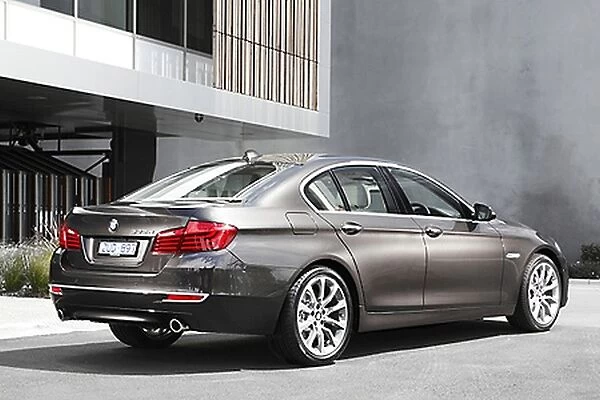 BMW 535d, 2013, Grey, metallic