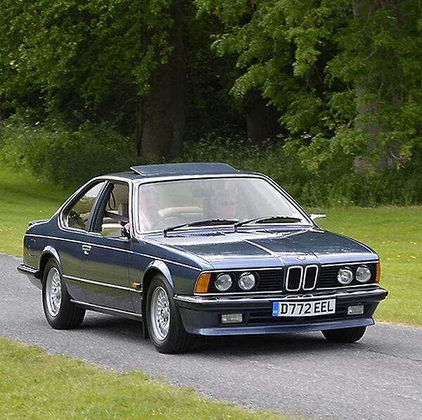 BMW 635, 1986, Blue