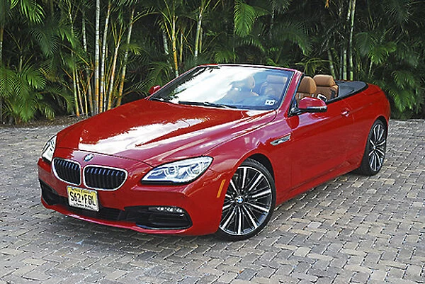 BMW 650i Convertible, 2016, Red