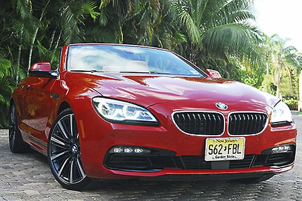 BMW 650i Convertible, 2016, Red