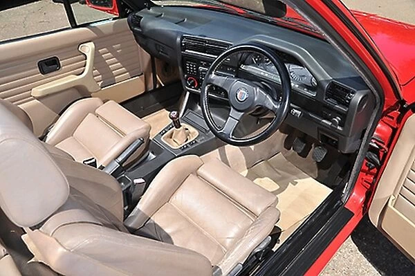 BMW E30 Alpina C2 2. 5 Cabriolet, 1990, Red