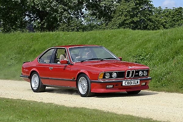 BMW M6, 1986, Red