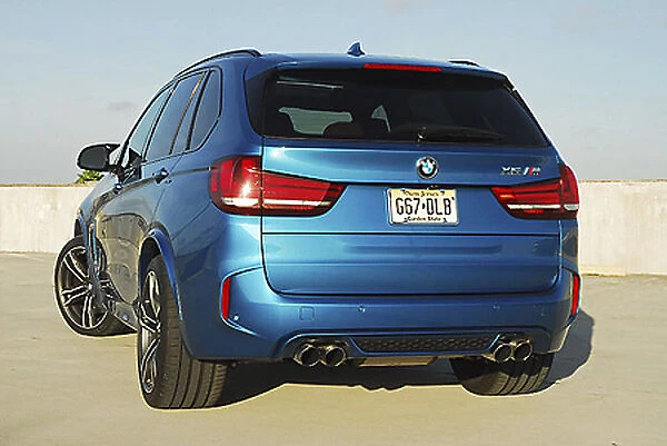 BMW X5M, 2015, Blue, metallic