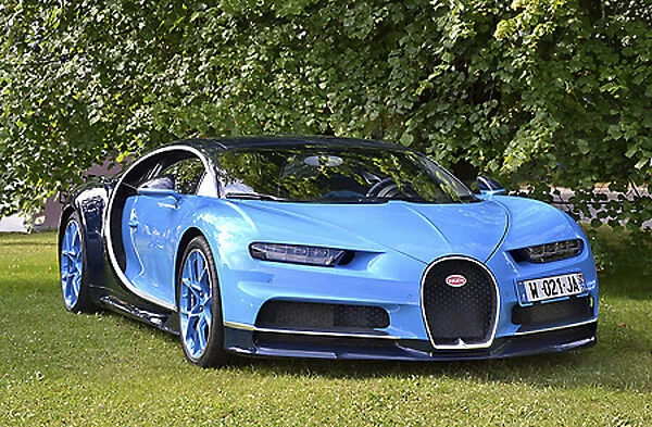 Bugatti Chiron 2017 Blue 2-tone