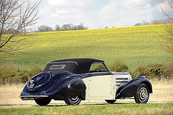Bugatti Type 57c Stelvio Cabriolet 1938 Cream