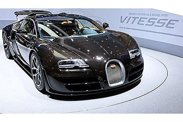 Bugatti Veyron Grand Sport Vitesse (at Geneva Motor Show 2013), 2013, Black