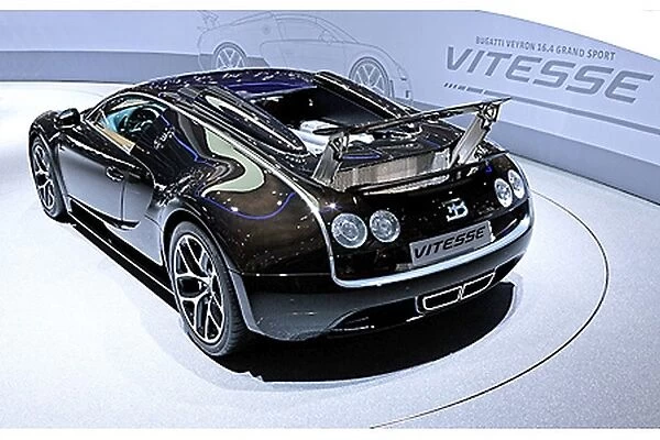 Bugatti Veyron Grand Sport Vitesse (at Geneva Motor Show 2013), 2013, Black