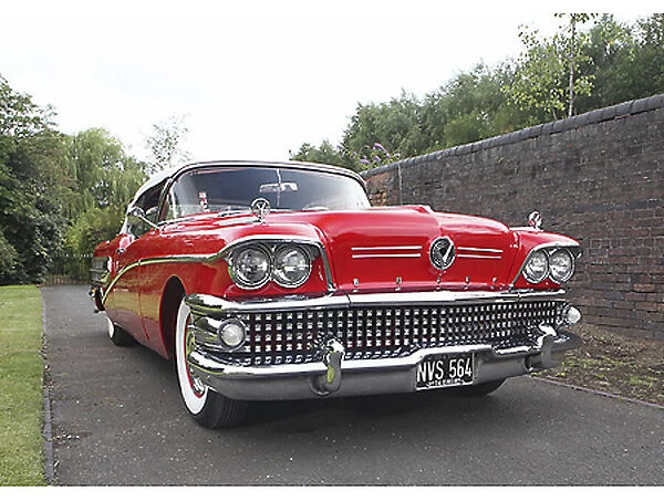 Buick Special 1958 Red & white