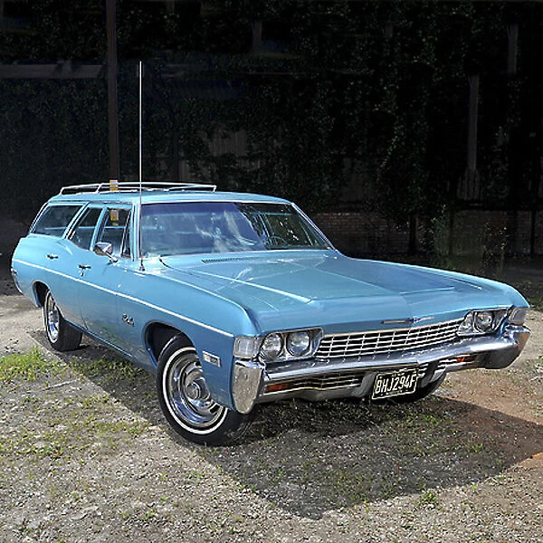 Chevrolet Bel Air Wagon (Estate) 1968 Blue light