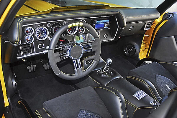 Chevrolet Chevelle (Custom) 1971 Yellow & black