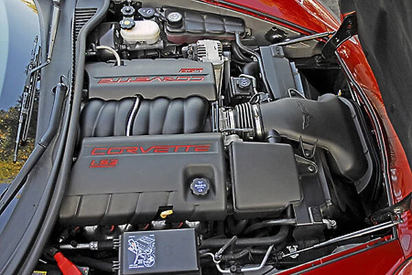 Chevrolet Corvette C6 Z51 2008 Red dark