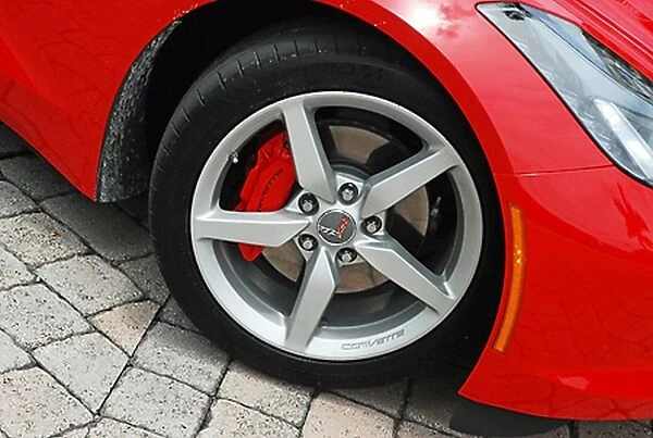 Chevrolet Corvette C7 Stingray Convertible, 2014, Red